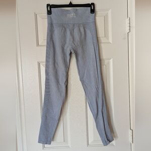 PINK by Victoria's Secret Pale Blue Seamless Leggings Small